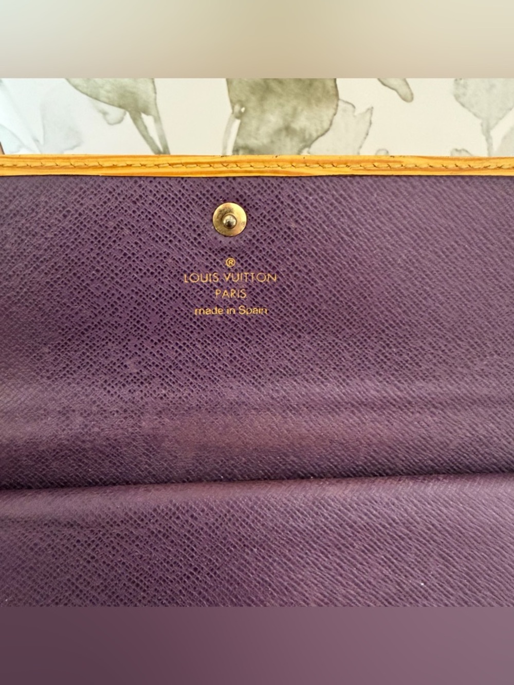 Louis Vuitton Yellow Epi  Wallet Clutch - Picture 9 of 13